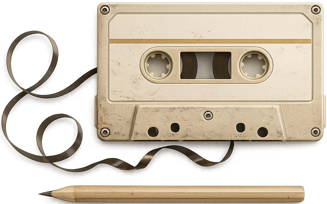 Vintage cassette tape